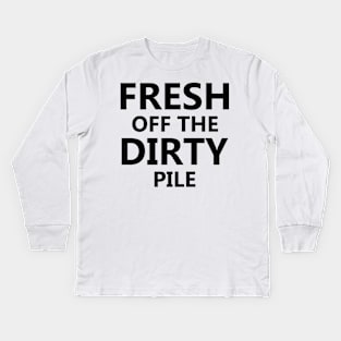 Dirty laundry Kids Long Sleeve T-Shirt